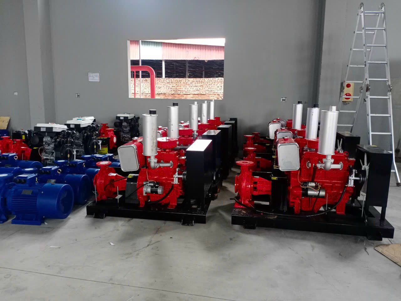 Máy bơm diesel 15KW himawari công suất động cơ 20hp giá tốt bảo hành dài hạn.